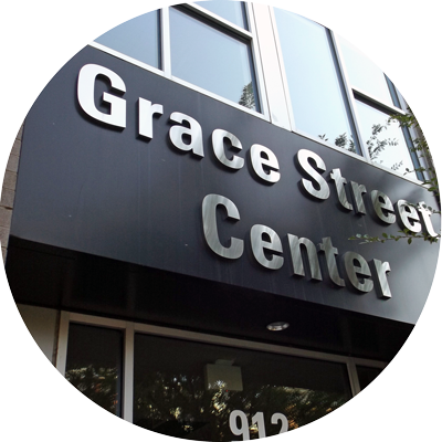 Grace Street Center signage