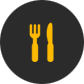icon representing business meal